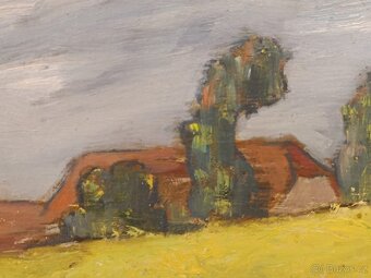 Obraz Jindřichův Hradec, Cihelna, olej 37x40 - 8