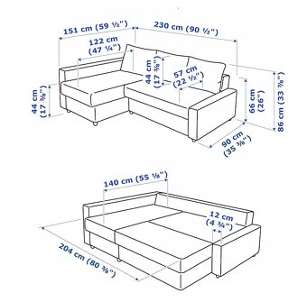 Sedačka IKEA Friheten - 8