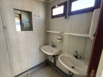 Sanitární / WC kontejner se sprchou / 3m délky - 8