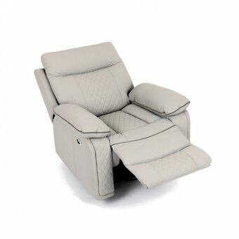 Béžové elektricky polohovatelné křeslo TV-4134 - 8