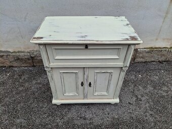 Starožitné lavabo skřínka po celkové renovaci - 8
