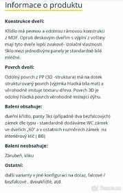 Interiérové dveře Aura Naturel bílé - 8