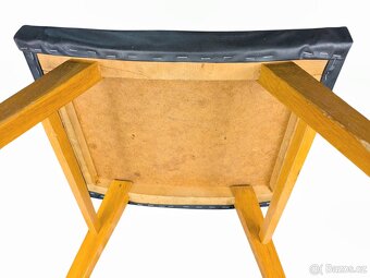 Retro koženková stolička - 8