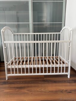 Dětská postýlka bíla dub - 120 x 60 cm - 8