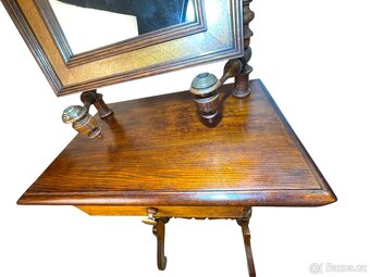 Starožitný toaletní stolek - historismus - 8