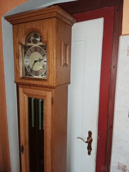 Pěkné, staré funkční třízávažové hodiny Kienzle- Big Ben, - 8