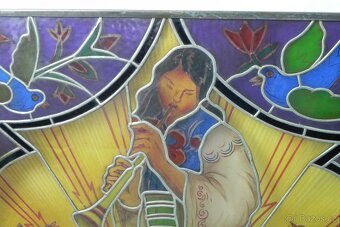 Stará skleněná vitráž - 8