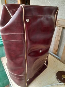 KOŽENÁ CESTOVNÍ ZAVAZADLA retro 70.léta - 8