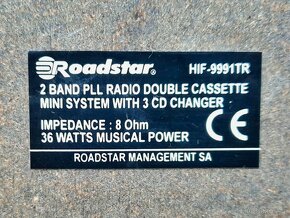 Reproduktory Roadstar HIF-9991TR, 2 x 36 W - 8