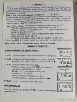 Prostorový termostat pro kotle a klimatizace - 8