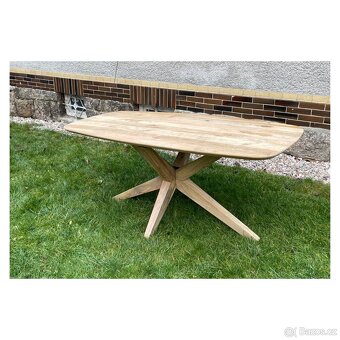 Masivní jídelní stůl - Mango 160 cm - 8