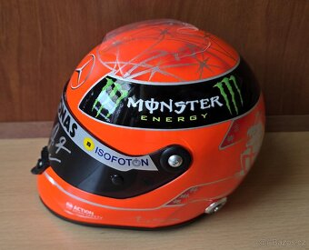 Michael Schumacher originální autogram replika helmy 1:2 - 8