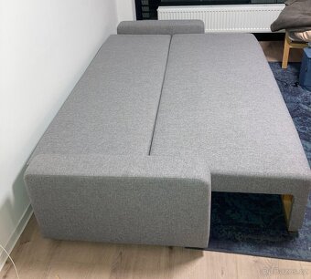 3 v 1, rozkládací pohovka s postelí, šatní skříň, postel - 8