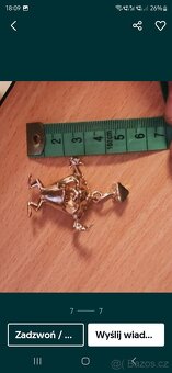 Zlatý přívěsek Looney toons Taz - 8