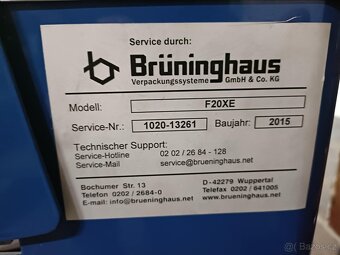 2015 Profi páskovací stroj BRÜNINGHAUS F20XE - 8