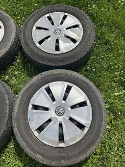 Plechová kola na Transporter, 6.5Jx16H2; zimní 215/65 R16C - 8