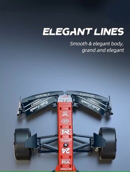 Stavebnice F1- Velká červená, kompatibilní s LEGO - 8