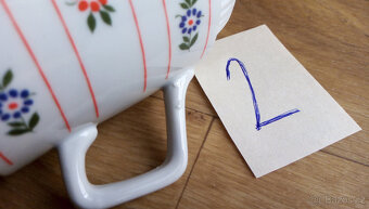 Retro hrnek, Czechoslovakia, Royal Dux Dubí - 8