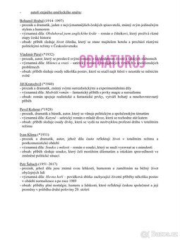 Maturitní otázky a přípravné materiály - 8