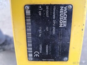 Vibrační deska Wacker Neuson DPU 2560, 171kg, 2014 - 8