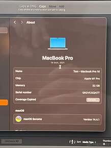 Macbook Pro 14” M1 Pro 512/32 GB Vesmírně Šedý - 8