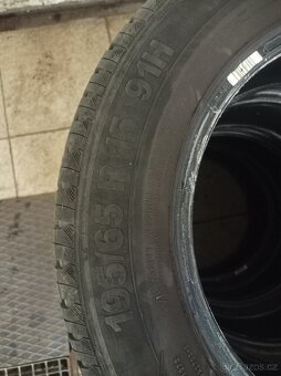 Prodám letní pneu 195/65 R15 Dunlop a Continental - 8