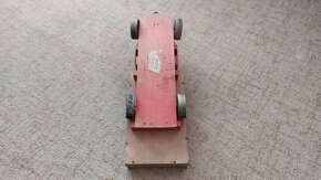 Dřevěné nákladní auto kabina plastová hračka autíčko - 8