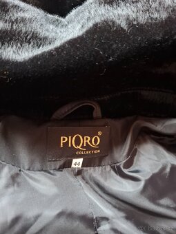 Černý dámský kabát 44 - 8