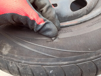 14″ disky 5x100 s letními pneu 165/70 R14 - 8