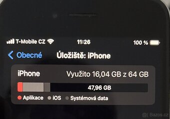 Apple iPhone SE 2022, 64 GB, Bílý – TOP STAV - 8