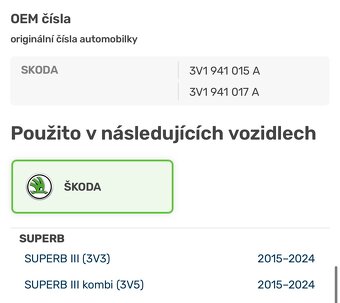 Světlomet HELLA 1ZS 011 939-411 - Škoda Superb 3 - 8