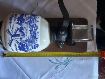 PORCELÁNOVÝ NÁSTĚNNÝ MLÝNEK NA KÁVU - 8