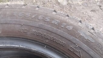 2 ks zimní pneu 165/65 r14 Michelin Alpin - 8