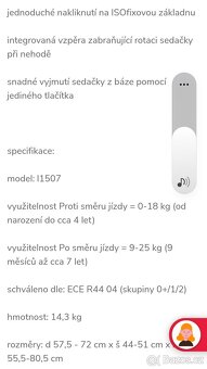 Autosedacka joie - 8