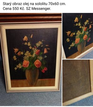 Staré obrazy .Ceny a rozměry viz fota. - 8