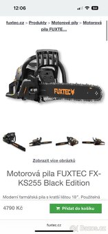Motorová pila Fuxtec FX-KS255 Black Edition - 8
