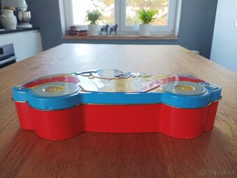 PLECHOVÁ ZNAČKOVÁ KRABIČKA OD BONBONU NODDY CAR FRANCIE - 8