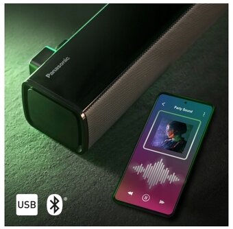 45W SoundBar Panasonic SC-HTB100EGK - 8