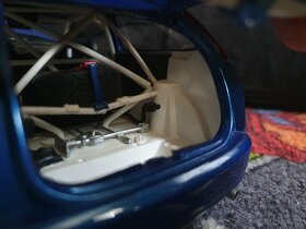 Ford Focus wrc 1:18 rally Autoart test car,detailní - 8