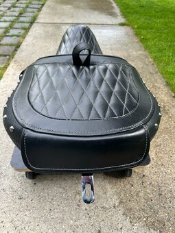 Indian Roadmaster kožené sedlo vyhřívané - 8