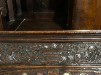 Historické řezbované zrcadlo - 8