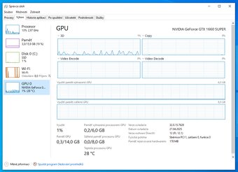 Herní PC – GTX 1660 Super, i5, 16 GB RAM - 8
