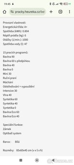 Pračka Beko s předním plněním, 6 kg prádla - 8