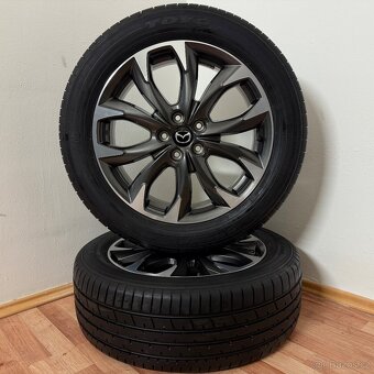 MAZDA CX-5 5x114,3 R19 ET50+LETNÍ 225/55R19 7mm - 8