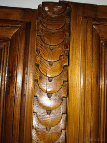 Prodám historické repasované vnitřní 2křídlé dveře - 8