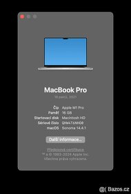 MacBook Pro 16" (Apple M1 Pro, 16GB RAM, 1TB SSD, 98% Bat.) - 8