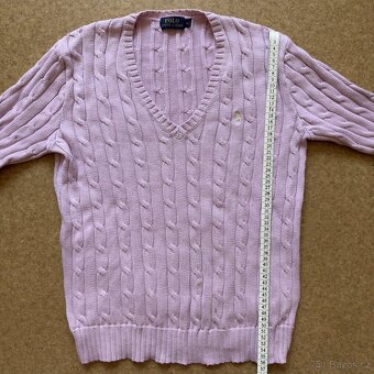 Ralph Lauren Polo růžový svetr - 8