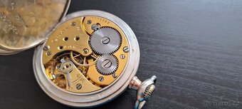 Stříbrné kapesní hodinky Omega cal. 40.6 L - 8