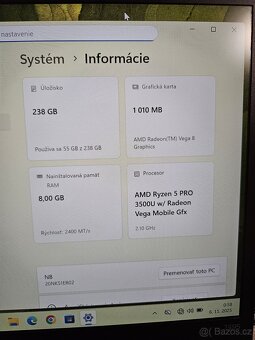 Fungl nový Lenovo T495 Notebook - 8