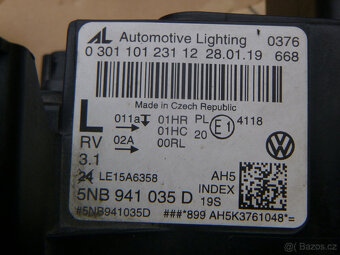 VW Tiguan II originál světlo levé Full LED 5NB941035D - 8